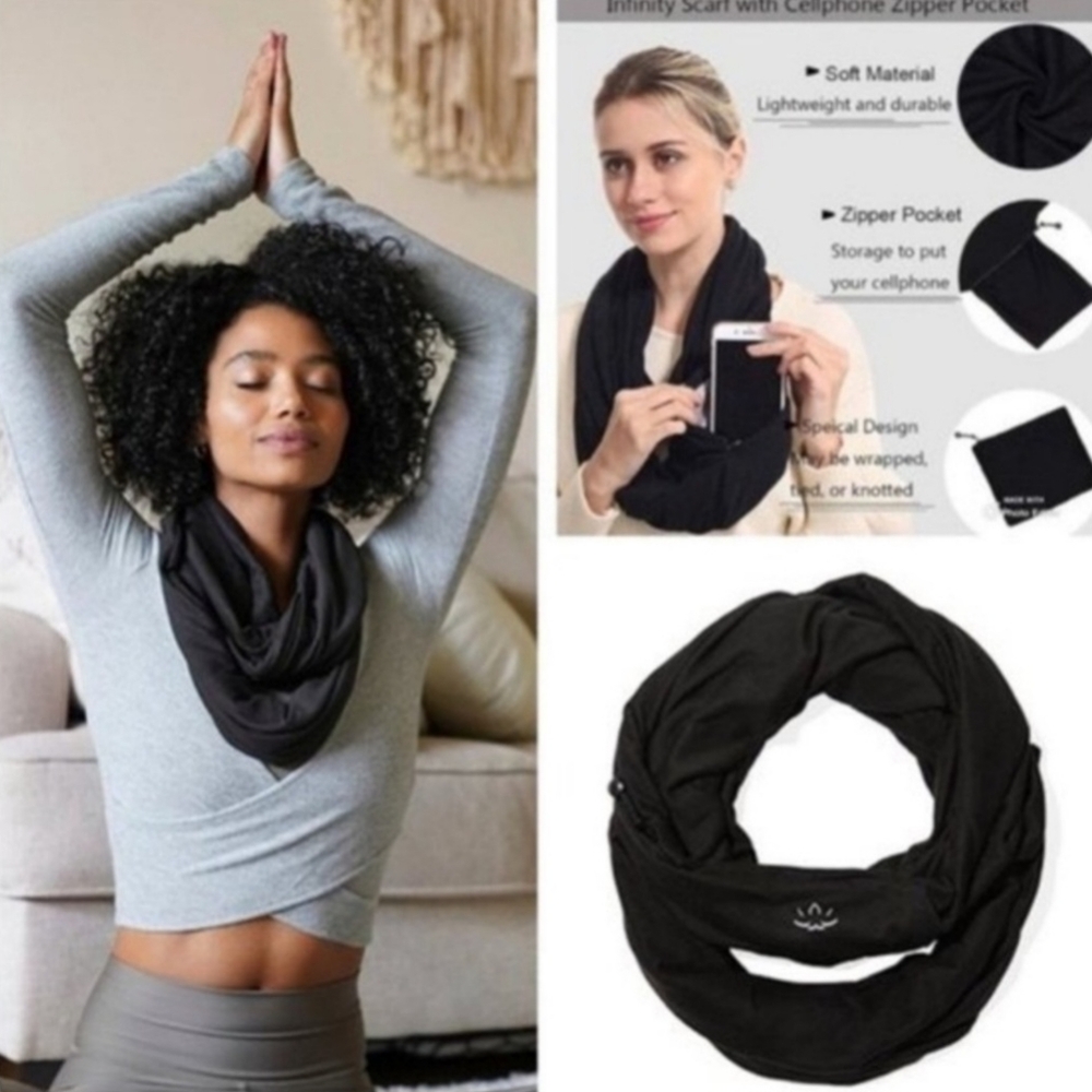Beyond Yoga Pocket Infinity Scarf